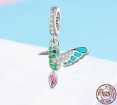 Colorful Bird Pendant Charm Jewelry Without Chain - SCC991 - Touchy Style