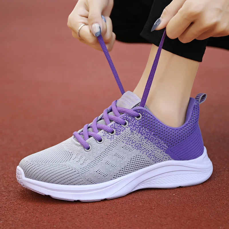 Comfortable Breathable Walking Sneakers Women&