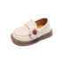 Comfortable Soft Leather Toddler Girl Casual Shoes with Flower - TF329 - Touchy Style