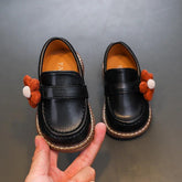 Comfortable Soft Leather Toddler Girl Casual Shoes with Flower - TF329 - Touchy Style .