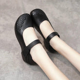 Comfortable Soft Sole, Leather, Low Heels Women&