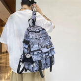 Cool Graffiti Backpack with Large Capacity for Students QC346 - Touchy Style .