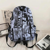 Cool Graffiti Backpack with Large Capacity for Students QC346 - Touchy Style .