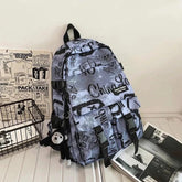 Cool Graffiti Backpack with Large Capacity for Students QC346 - Touchy Style .