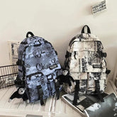 Cool Graffiti Backpack with Large Capacity for Students QC346 - Touchy Style .