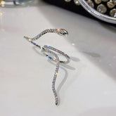 Cool Snake Shape Finger Rings Charm Jewelry RCJRTY57 Adjustable Crystal Rings - Touchy Style