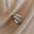 Creative Metal Golden Open Finger Rings Charm Jewelry XYS0142 - Touchy Style