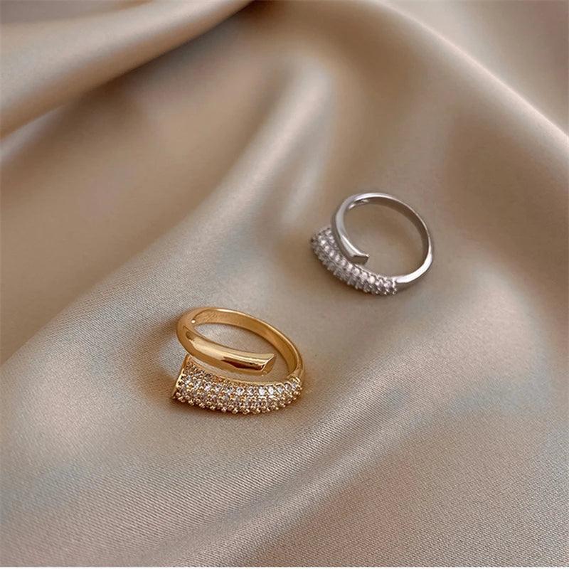 Creative Metal Golden Open Finger Rings Charm Jewelry XYS0142 - Touchy Style