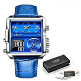 Creative Watch For Men Top Luxury Square Sports Quartz Wristwatches MSCWML57 - Touchy Style .