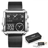 Creative Watch For Men Top Luxury Square Sports Quartz Wristwatches MSCWML57 - Touchy Style .