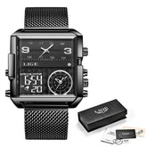 Creative Watch For Men Top Luxury Square Sports Quartz Wristwatches MSCWML57 - Touchy Style .