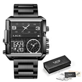 Creative Watch For Men Top Luxury Square Sports Quartz Wristwatches MSCWML57 - Touchy Style .