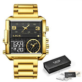 Creative Watch For Men Top Luxury Square Sports Quartz Wristwatches MSCWML57 - Touchy Style .