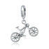 Crystal Bicycle Pendant Charm Jewelry Without Chain - SCC1082 - Touchy Style