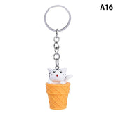 Cute Cat Box Unique Key Chain for Bags - A009 Design - Touchy Style