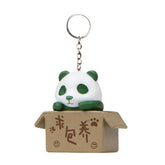 Cute Cat Box Unique Key Chain for Bags - A009 Design - Touchy Style