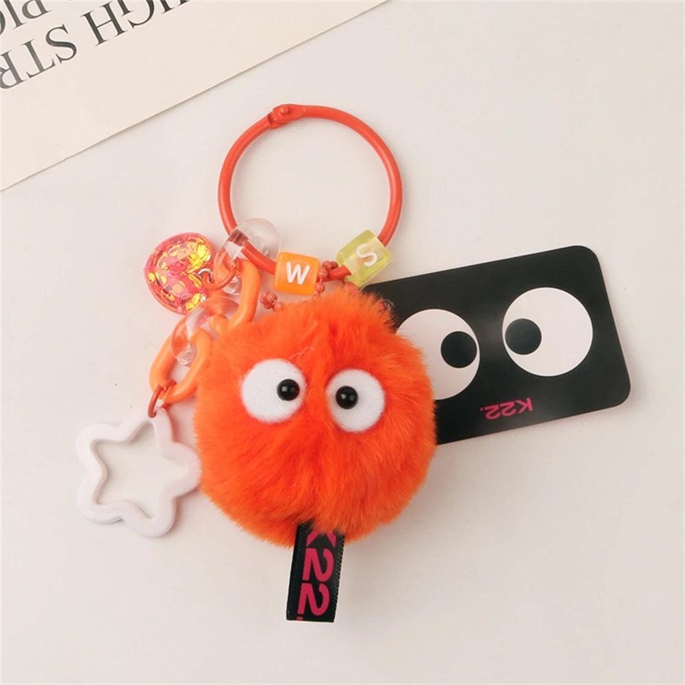 Cute Caterpillar Unique Keychains - K4176 - Cute Candy Color - Touchy Style