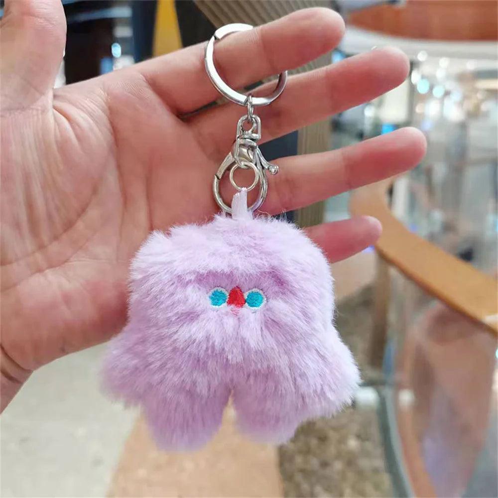 Cute Caterpillar Unique Keychains - K4176 - Cute Candy Color - Touchy Style