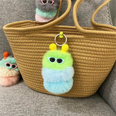 Cute Caterpillar Unique Keychains - K4176 - Cute Candy Color - Touchy Style