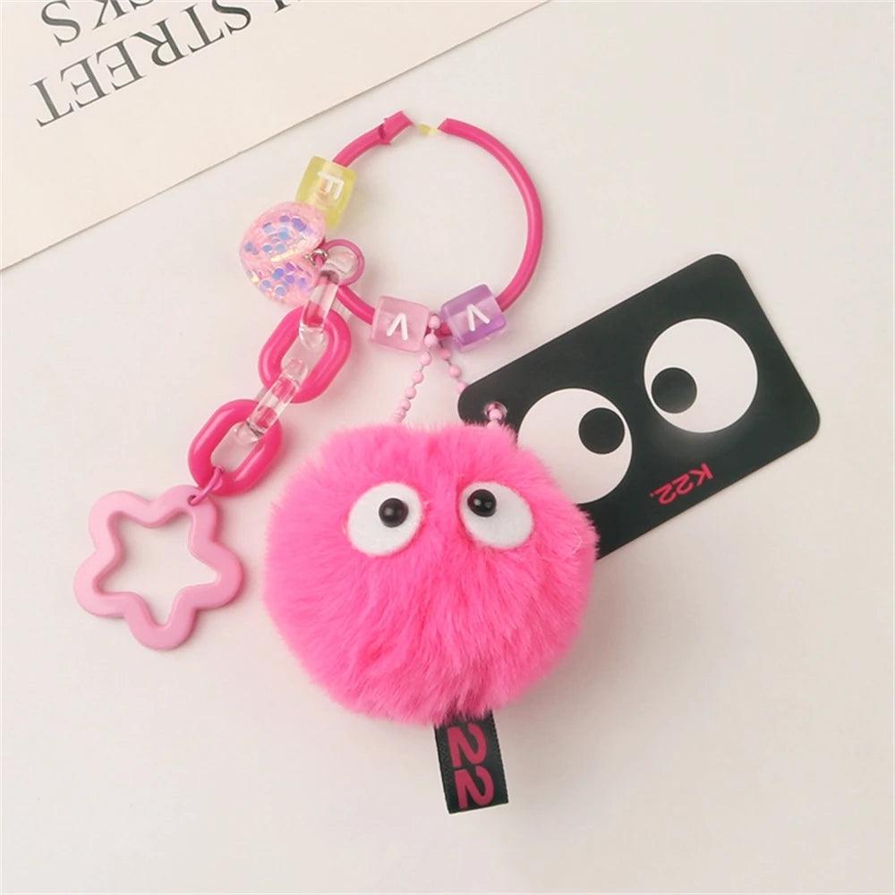 Cute Caterpillar Unique Keychains - K4176 - Cute Candy Color - Touchy Style