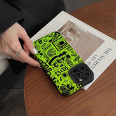 Cute Graffiti Fashion Phone Case - Soft Cover for iPhone 14, 13, 12, 11 Pro Max, XR, X, XS Max, 6, 7, 8 Plus - Touchy Style .