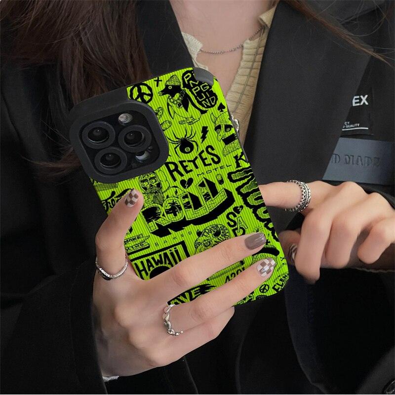 Letter Y Design Soft Silicone Phone Case For Iphone 14 13 12 11 Xr