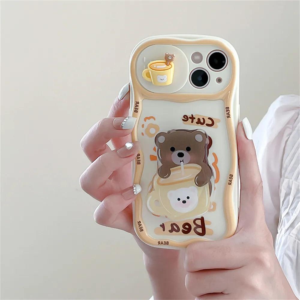 Cute Cat iPhone Case, Frog iPhone 13 Pro Case, iPhone 12 Pro Max Case,  iPhone X XR XS Max Case, iPhone 11 Pro Case, Cartoon Ears iPhone Case 