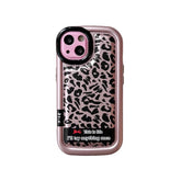 Cute Leopard Print Phone Case for iPhone 15 Pro Max, 14, 13, 12 - Touchy Style .