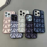 Cute Phone Case CCPC For iPhone 15, 14, 13, and 12 Pro Max - 3D Peach Heart - Soft TPU - Touchy Style .