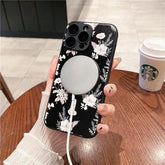 Cute Phone Case for iPhone 15, 11, 12, 13, 14, Pro Max, and 14 Plus with Printing of Magnetism Blossoms - Touchy Style