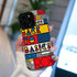 Cute Phone Case with Color-Spliced Pattern for iPhone 15, 14, 13 Pro Max, 12 Mini, 11 Pro Max, X, XS, XR, 6, 8, 7 Plus, and SE - Touchy Style