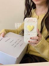 Cute Phone Cases - 3D Hearts & Flower Folding Leather Covers for iPhone 12-15 Pro Max - TSP379 - Touchy Style