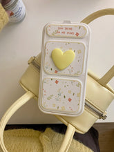 Cute Phone Cases - 3D Hearts & Flower Folding Leather Covers for iPhone 12-15 Pro Max - TSP379 - Touchy Style