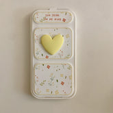 Cute Phone Cases - 3D Hearts & Flower Folding Leather Covers for iPhone 12-15 Pro Max - TSP379 - Touchy Style