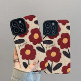 Cute Phone Cases For Galaxy A53, A52S, A52, A54, A14, A33, A13, A34, A32, A51, A73, A72, A71, A12, A22, A23, and more - Red Flowers - TSP402 - Touchy Style