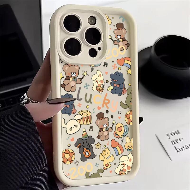 Cute Phone Cases For Galaxy A54, A14, A34, A33, A53, A32, A52, S24, S23 Ultra, S22 Plus, and S21 FE - Yellow Duck Cover - TSP234 - Touchy Style