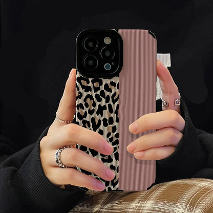 Cute Phone Cases for Galaxy models like the S23, S24, S22 Ultra Plus, and many more - Leapord Girly Cover -TSP399 - Touchy Style