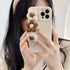 Cute Phone Cases for iPhone 11, 12, 13, 14, 15, and 16, including Pro Max and Plus versions - 3D Knitted Flower Pattern - TSP445 - Touchy Style