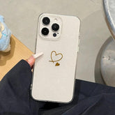 Cute Phone Cases For iPhone 11, 12, 13, 14, 15 Pro Max, 7, 8 Plus, X, Xs Max, XR - Soft Heart Glitter Cover - TSP196 - Touchy Style