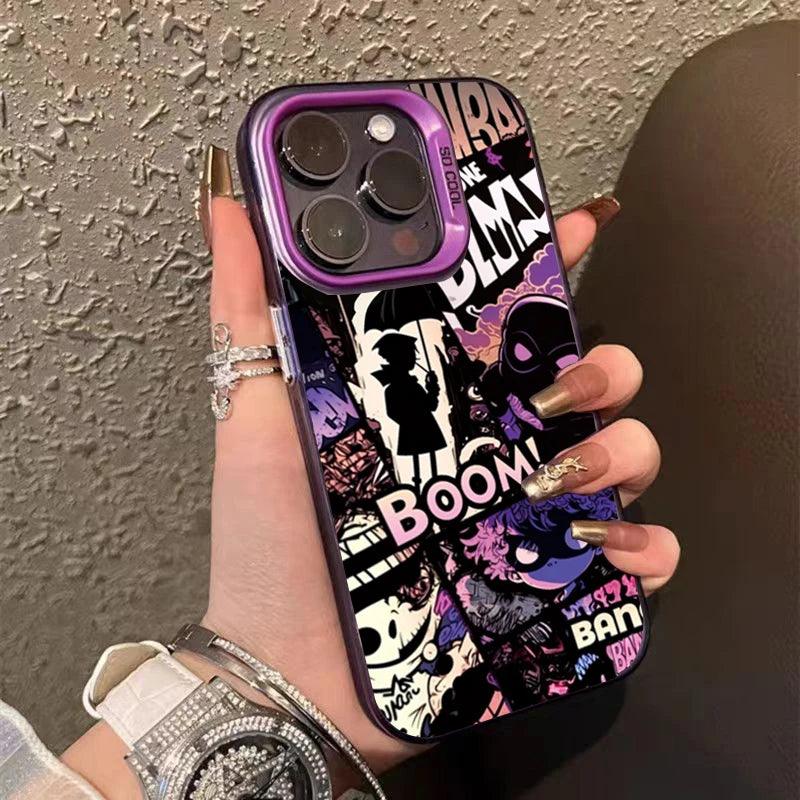 Cute Phone Cases For iPhone 11, 12, 13, 14, 15, Pro, Max, Mini, 7, 8, Plus, SE, XR, X, and XS - Comics Shockproof Cover - TSP245 - Touchy Style