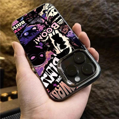 Cute Phone Cases For iPhone 11, 12, 13, 14, 15, Pro, Max, Mini, 7, 8, Plus, SE, XR, X, and XS - Comics Shockproof Cover - TSP245 - Touchy Style