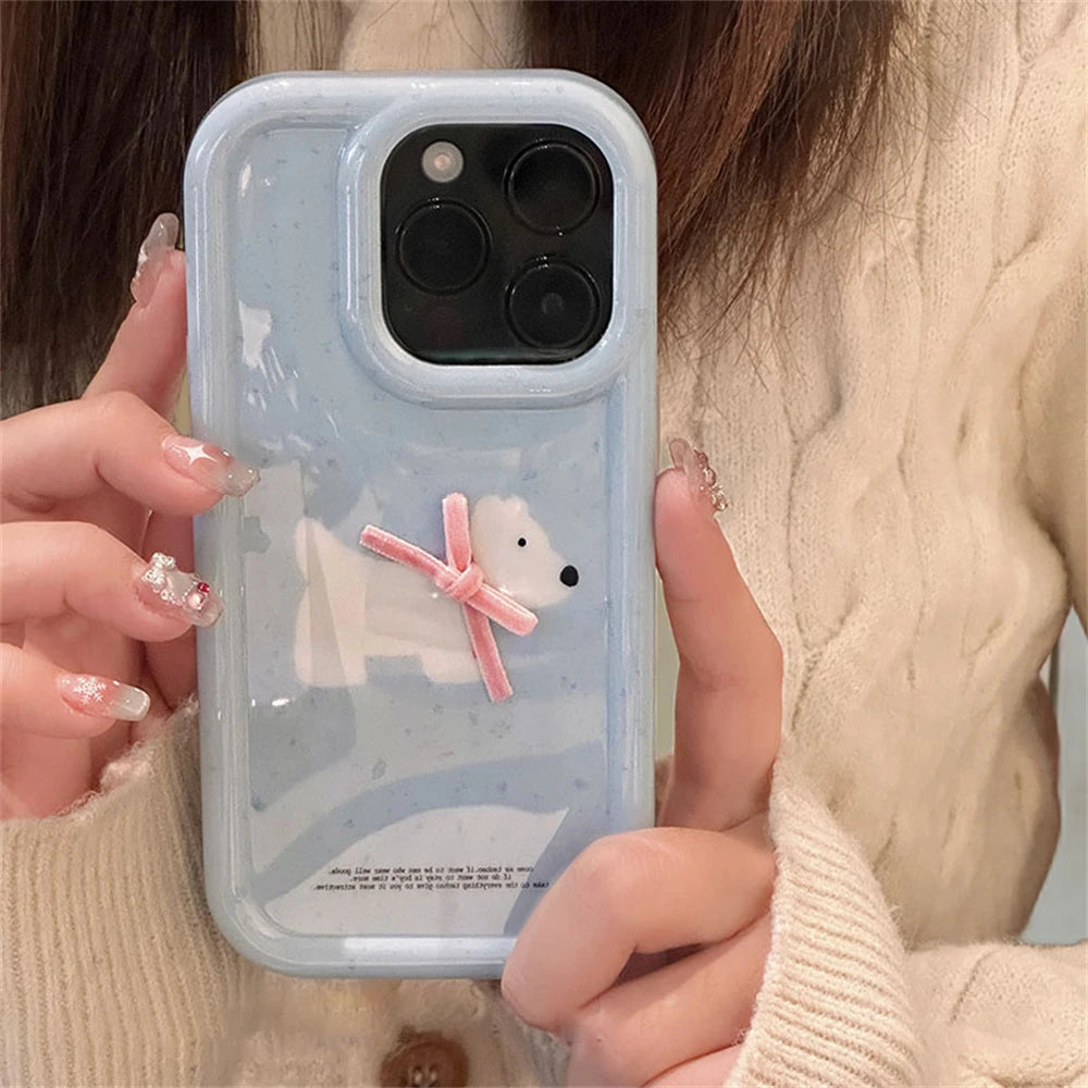 Cute Phone Cases For iPhone 11, 12, 13, 14, and 15 Pro Max models - Cartoon Lovely Puppy - TSP523 - Touchy Style