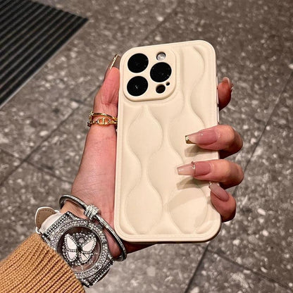 Cute Phone Cases for iPhone 11, 12, 13, 14, and 15 Pro Max models - Luxury Wavy Pattern - TSP193 - Touchy Style