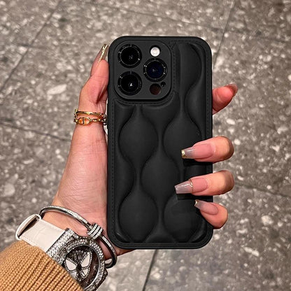 Cute Phone Cases for iPhone 11, 12, 13, 14, and 15 Pro Max models - Luxury Wavy Pattern - TSP193 - Touchy Style