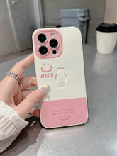 Cute Phone Cases for iPhone 11, 12, 13, 14, and 15 Pro Max - "Nice Smile" Words with Invisible Bracket - TSP209 - Touchy Style