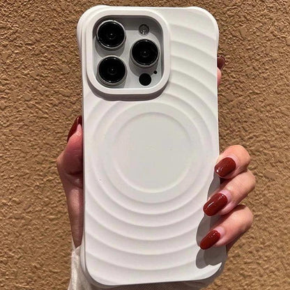 Cute Phone Cases for iPhone 11, 12, 13, 14, and 15 Pro Max - Water Ripple Transparent Cover - TSP195 - Touchy Style