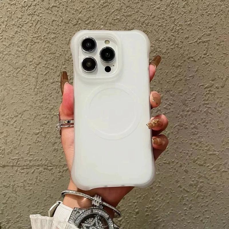 Cute Phone Cases for iPhone 11, 12, 13, 14, and 15 Pro Max - Water Ripple Transparent Cover - TSP195 - Touchy Style