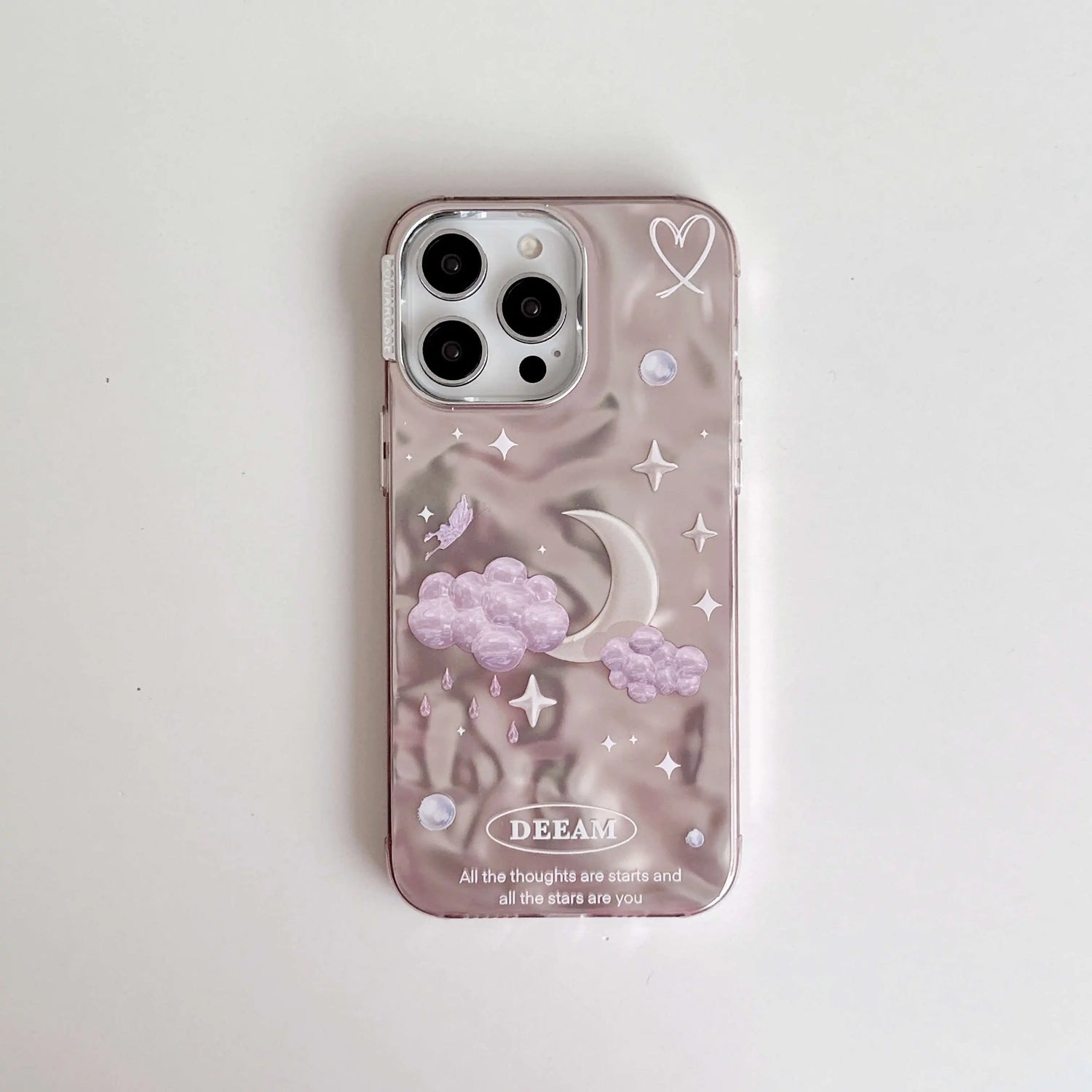 Cute Phone Cases For iPhone 11, 12, 13, 14 Pro Max, and 15 - Dreamy Stars and Clouds - TSP56 - Touchy Style