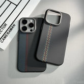 Cute Phone Cases for iPhone 12, 13, 14, 15, and Pro Max models - Carbon Fibre Hard PC Armor Cover - TSP200 - Touchy Style