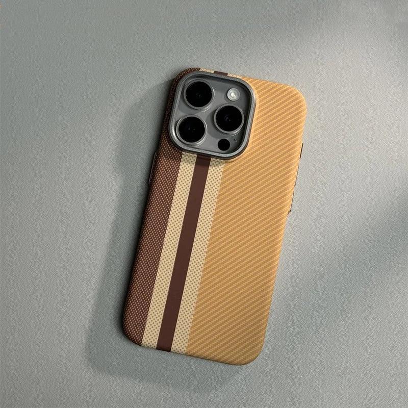 Cute Phone Cases for iPhone 12, 13, 14, 15, and Pro Max models - Carbon Fibre Hard PC Armor Cover - TSP200 - Touchy Style